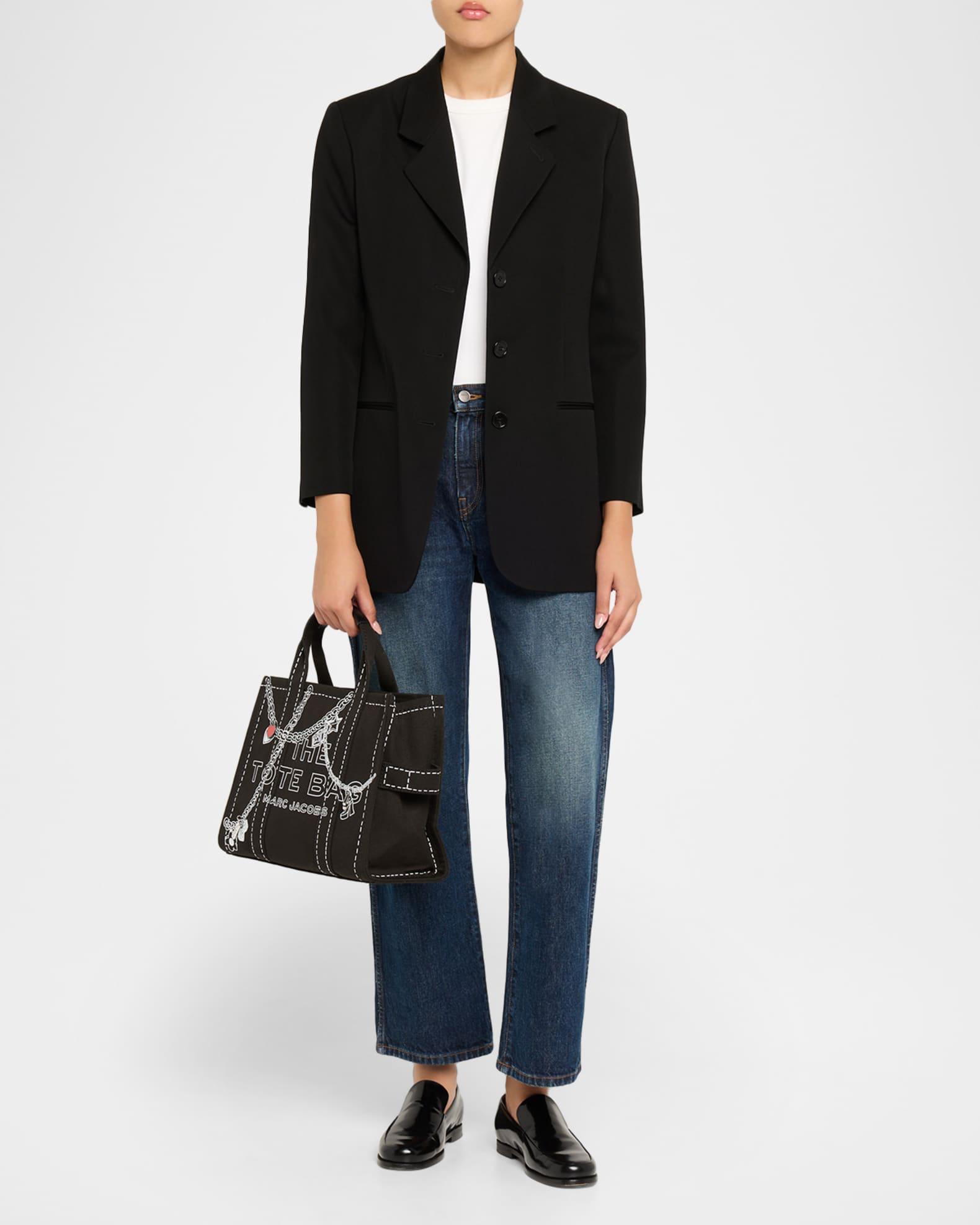 The Medium Trompe L'oeil Canvas Tote Bag Product Image