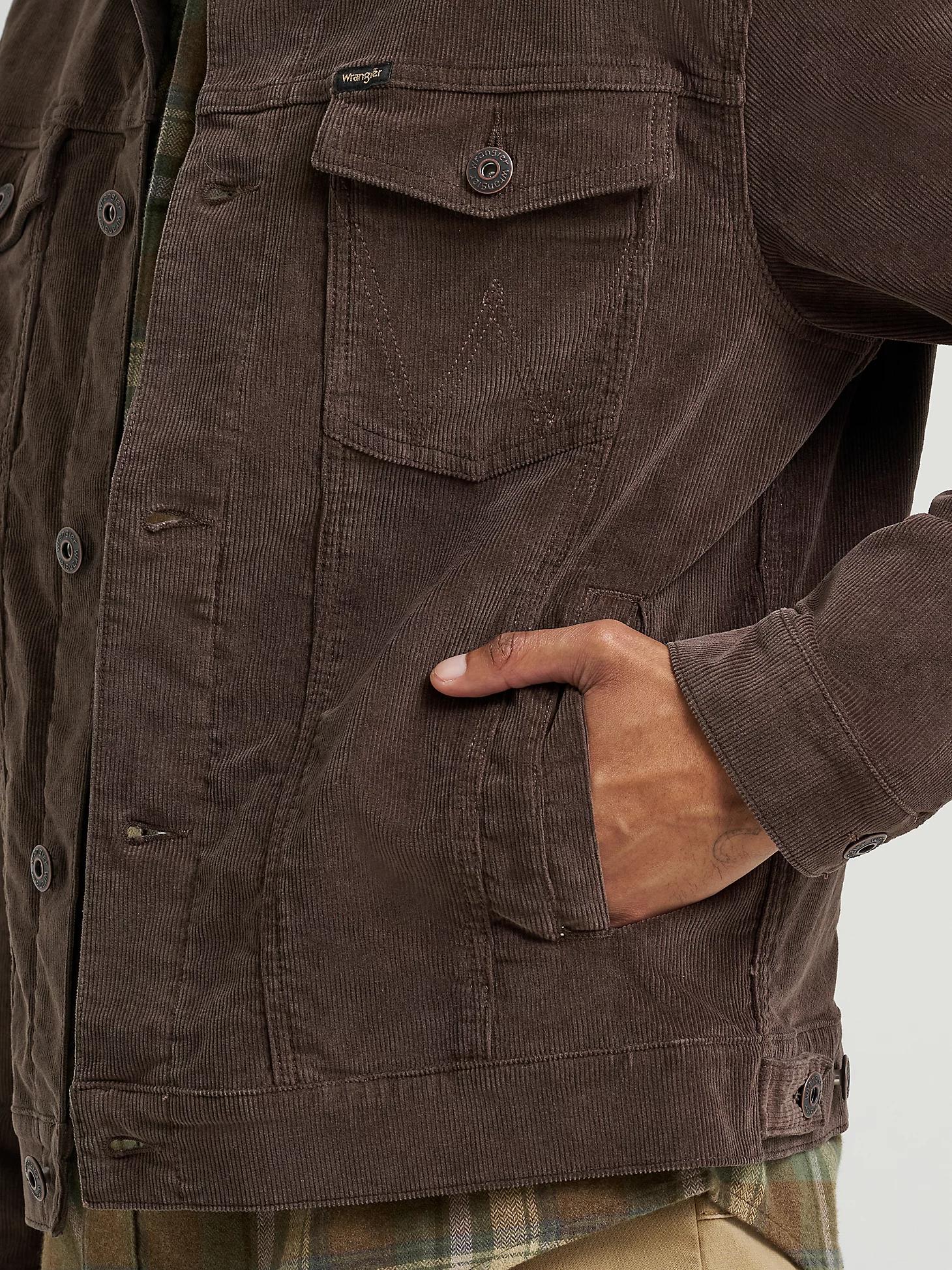 Men's Unlined Corduroy Jacket in Chocolate Product Image