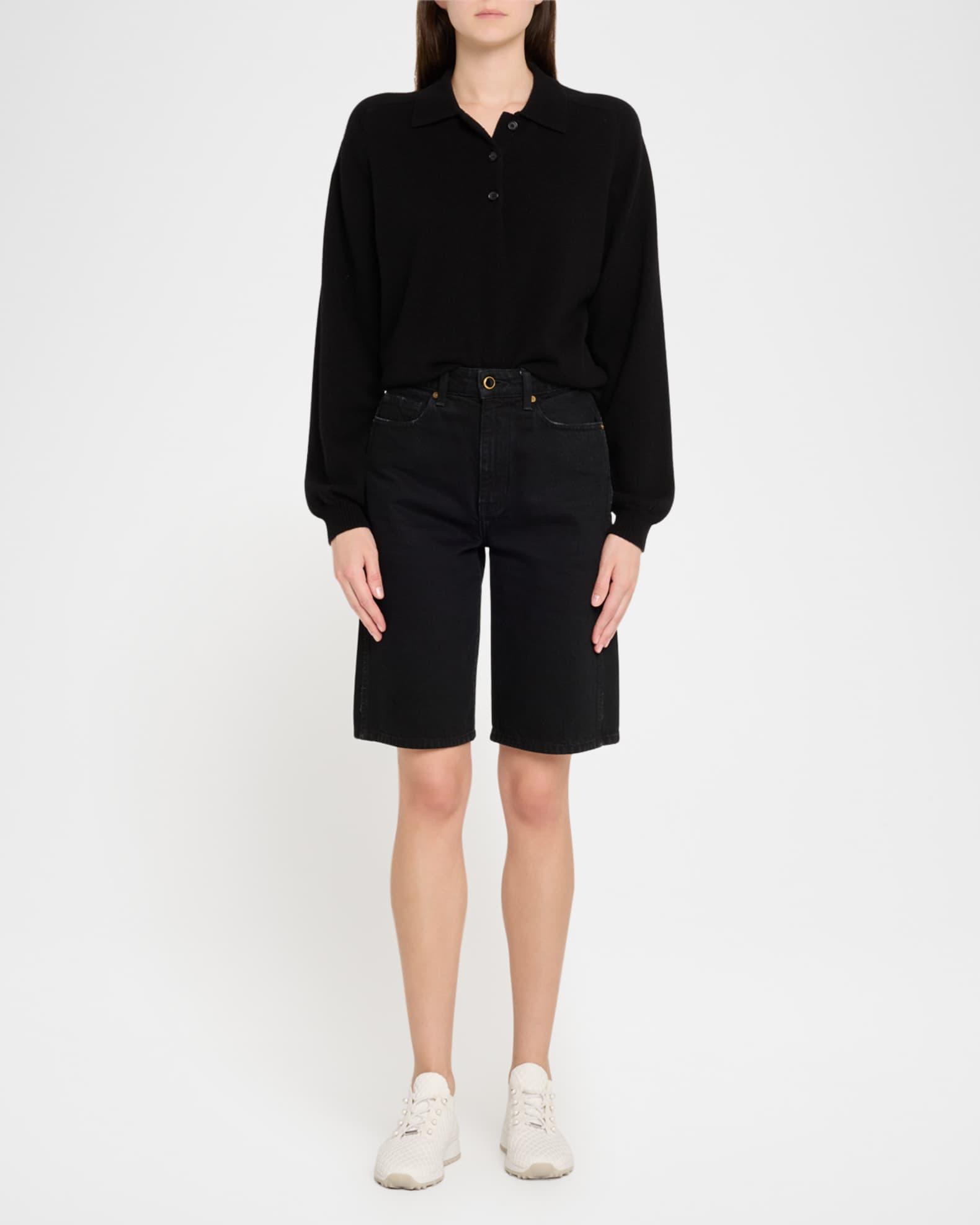 Veles Cotton Knit Pearly Stud Sneakers Product Image