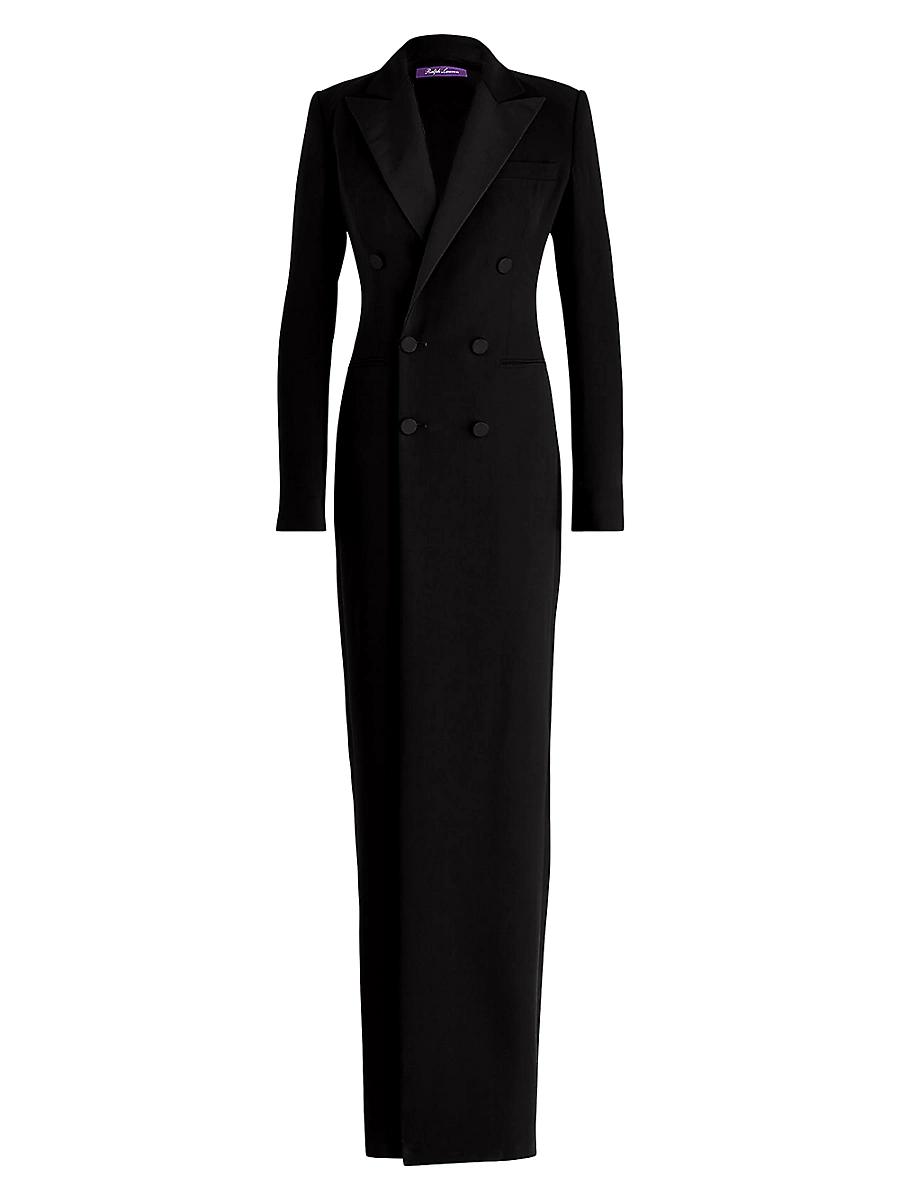 Womens Kristian Silk Tuxedo Dress Product Image
