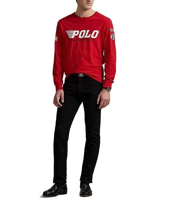 Polo Ralph Lauren Jersey Motorsport Graphic Long Sleeve T-Shirt Product Image