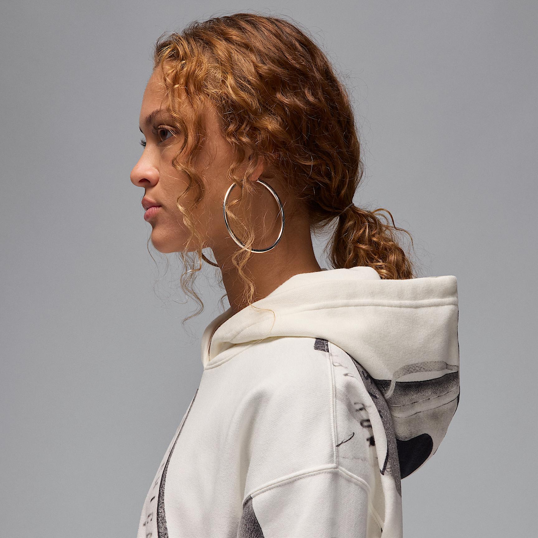 Womens Brooklyn Fleece All-over Print Pullover Hoodie Product Image