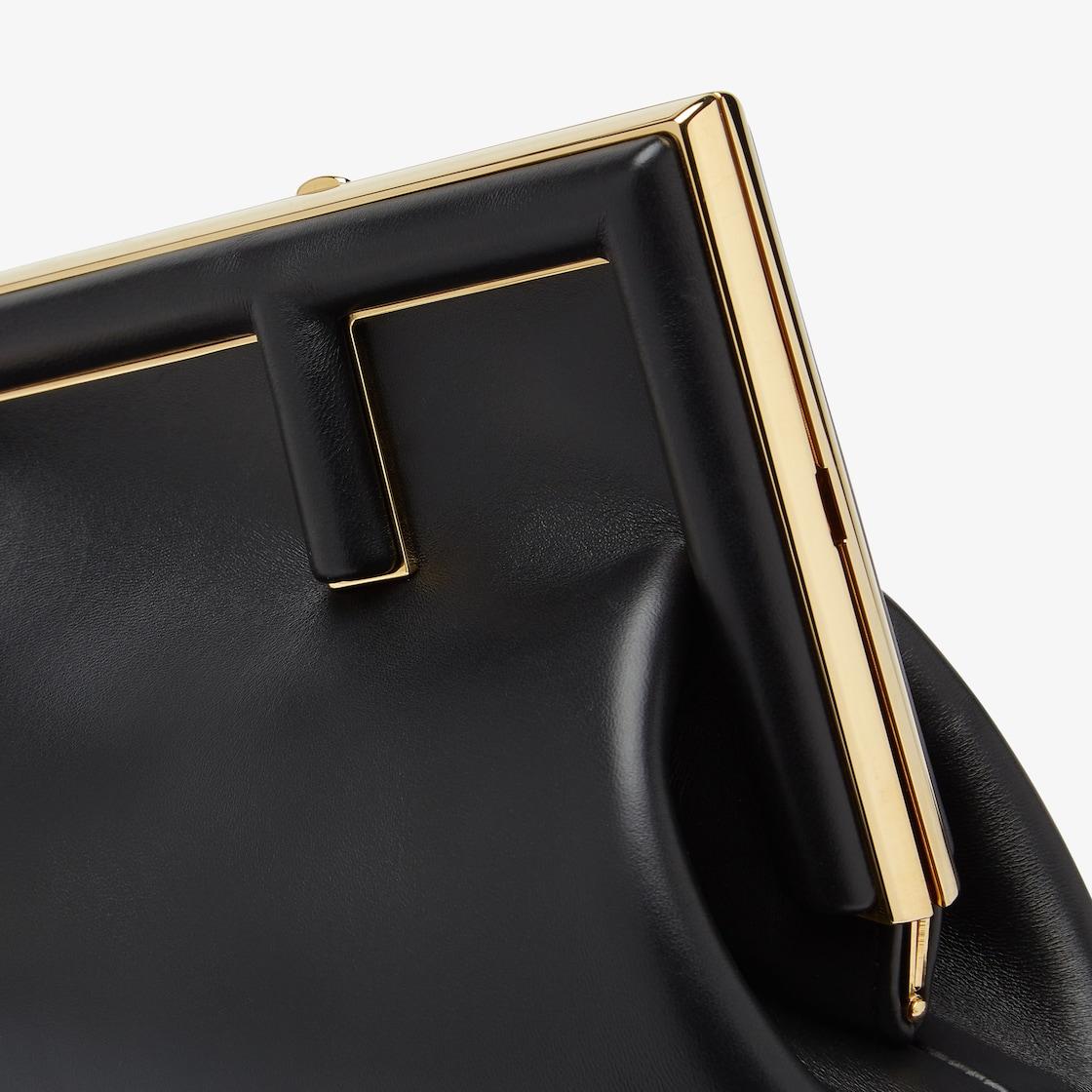 Fendi First SmallBlack nappa leather bag Product Image