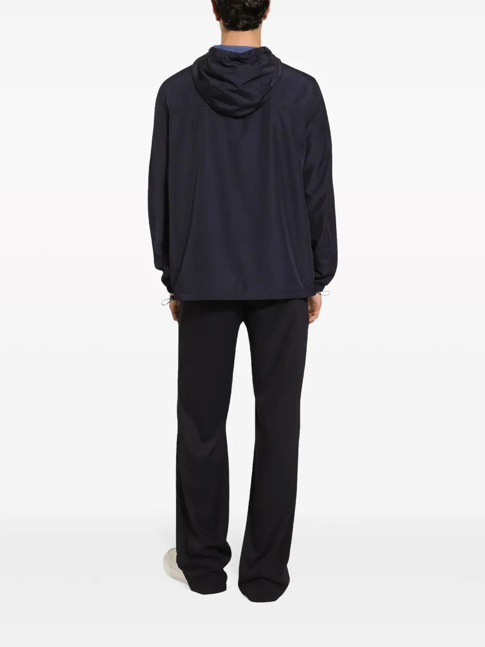 logo-print reversible parka Product Image