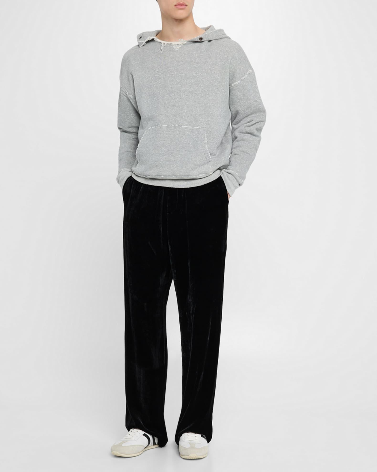 Men's Velvet-Effect Pull-On Pants Product Image