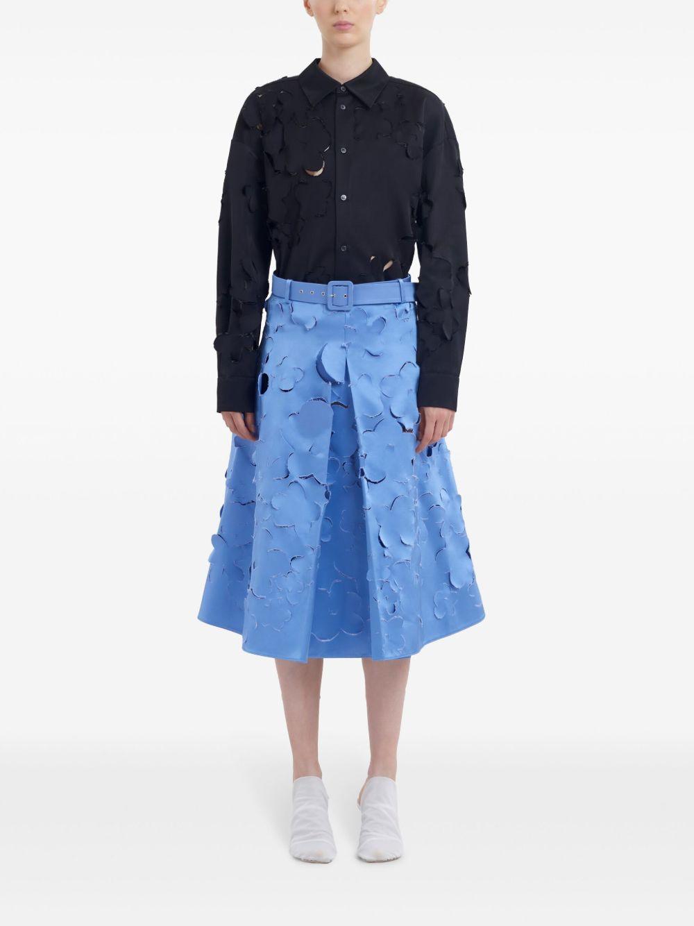 belted midi skirt Product Image