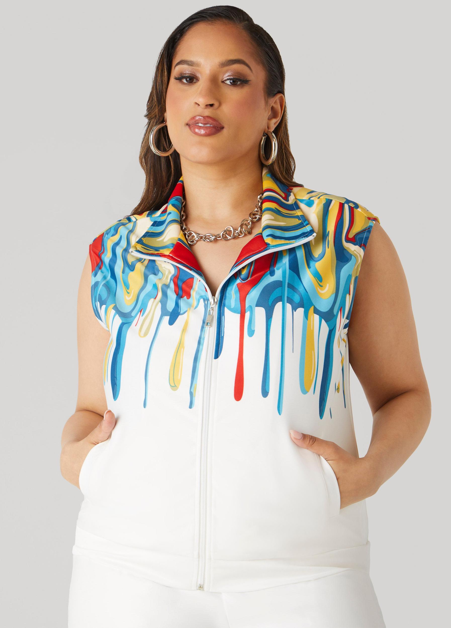 Drip Print Vest Product Image
