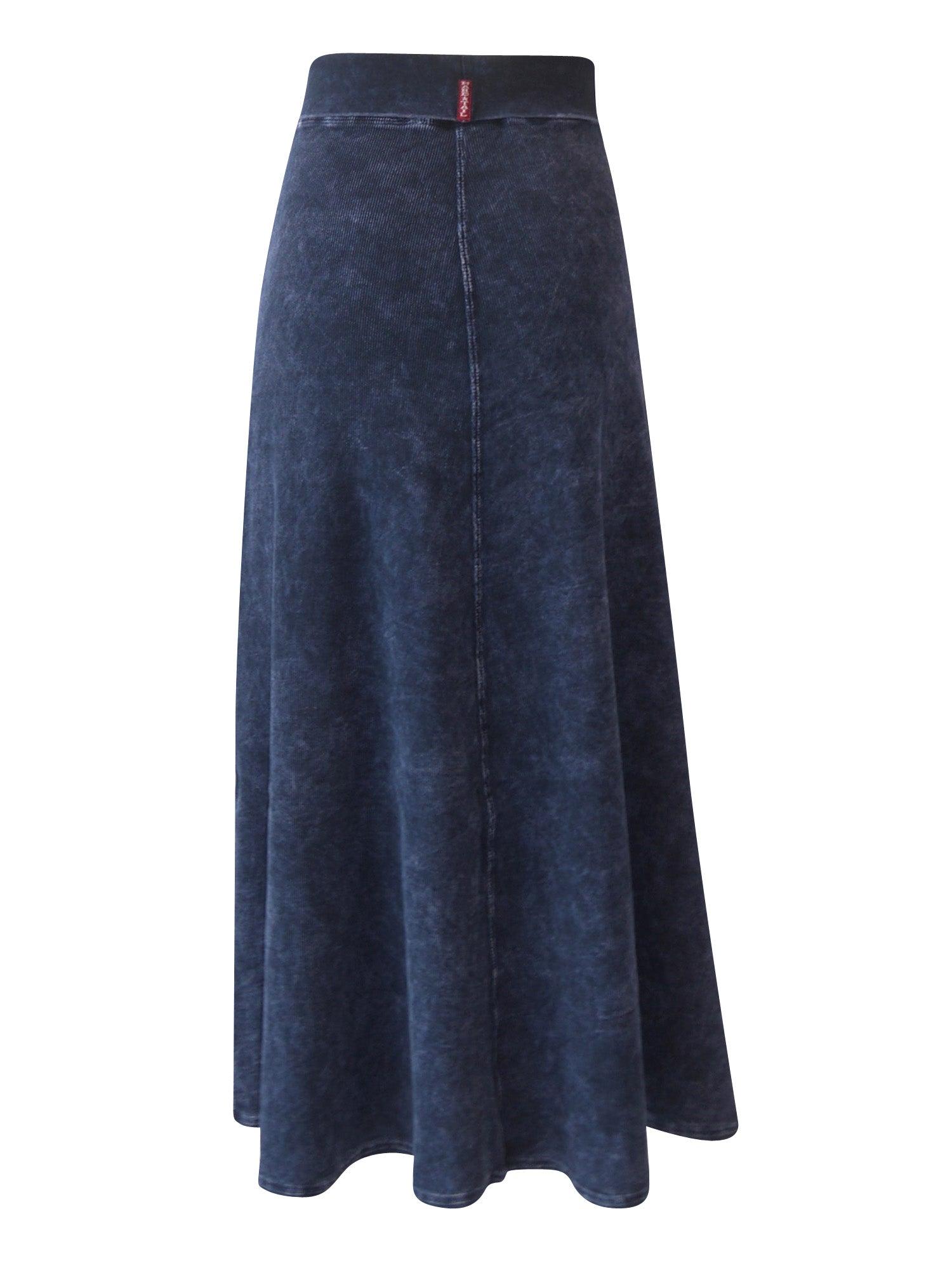 Hard Tail Ribbed Rolldown Long Skirt (Style CS-56) Product Image
