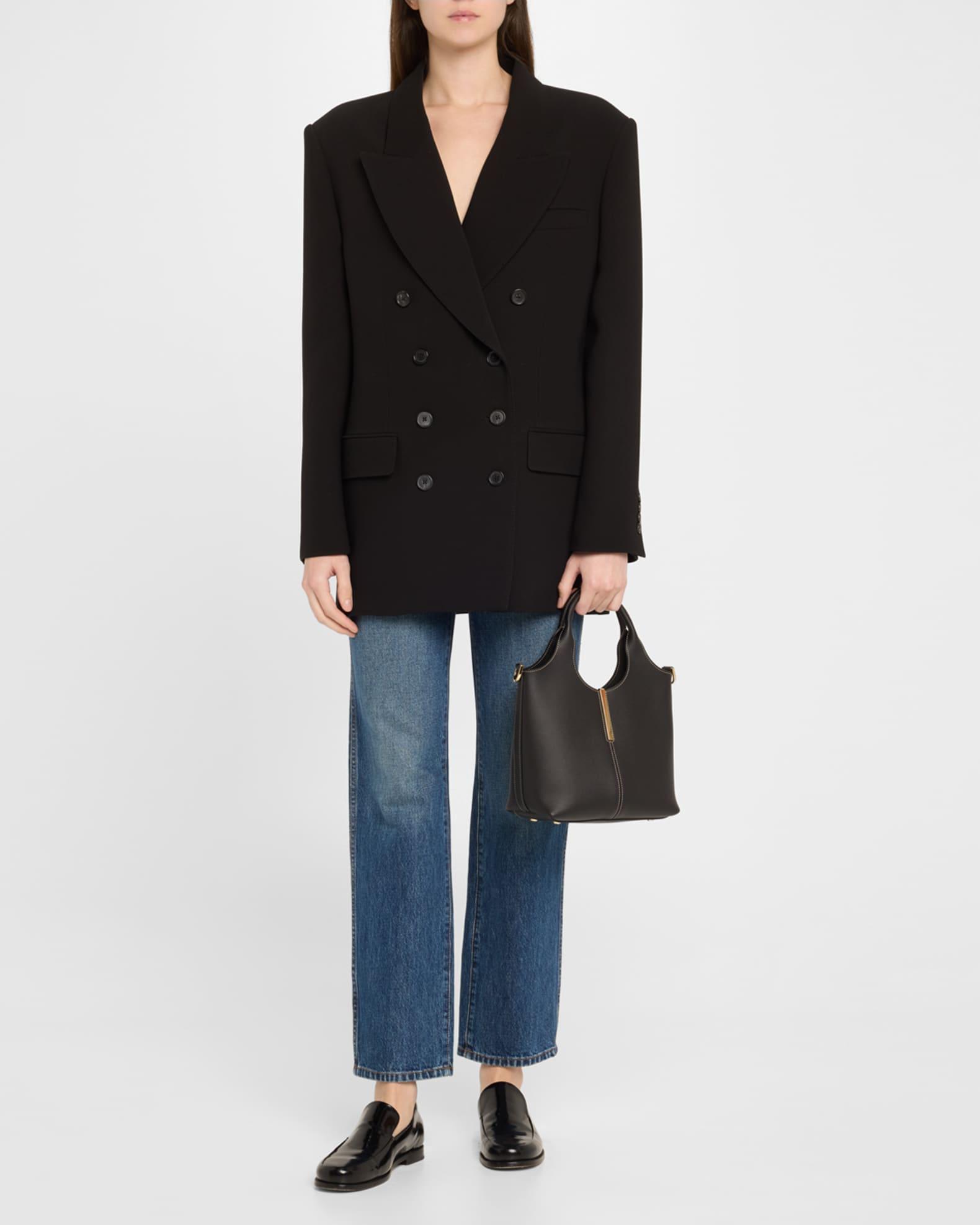 Mini Leather Tote Shopping Bag Product Image