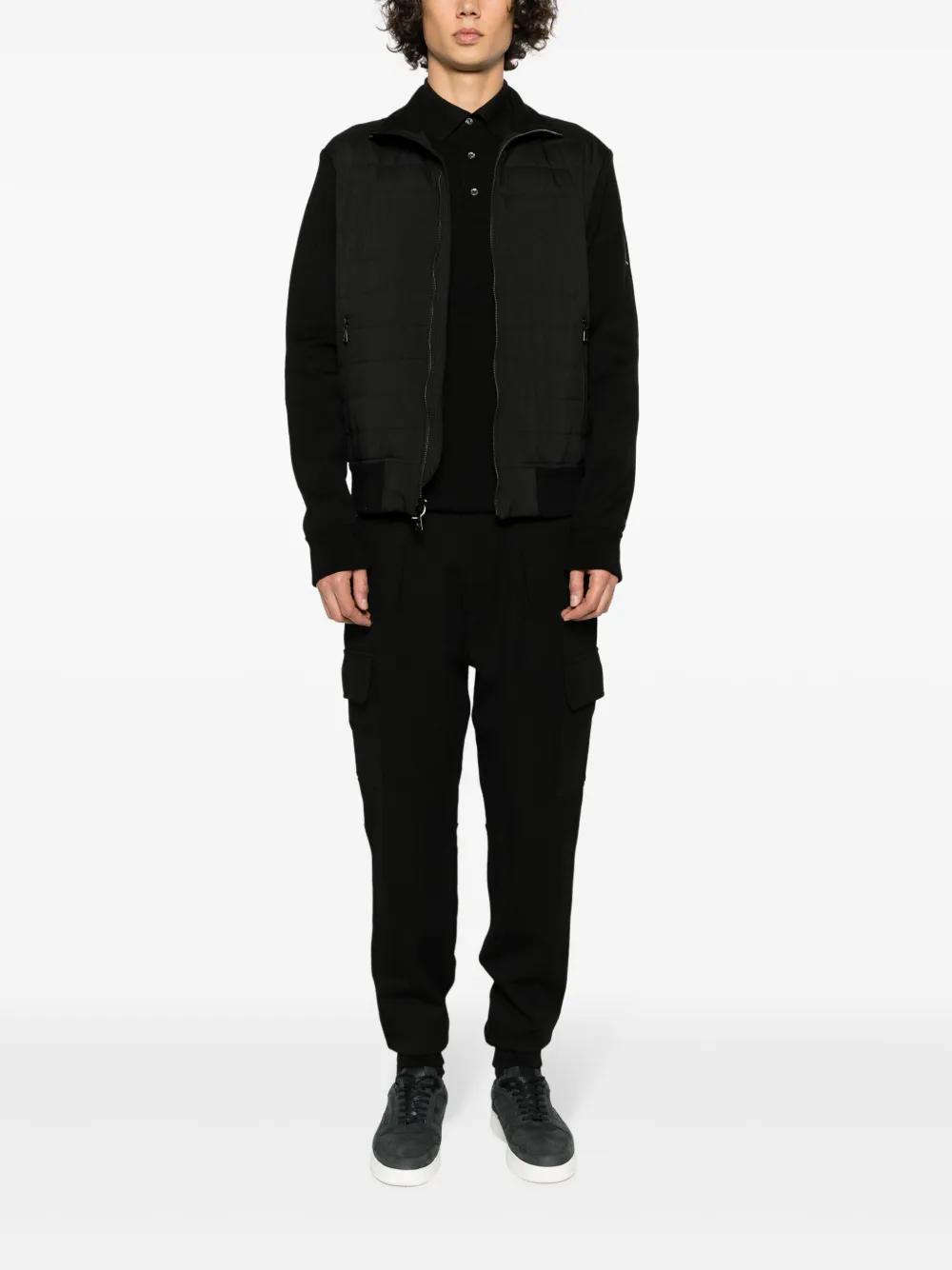 RALPH LAUREN Hybrid Mockneck Jacket In Classic Black Product Image