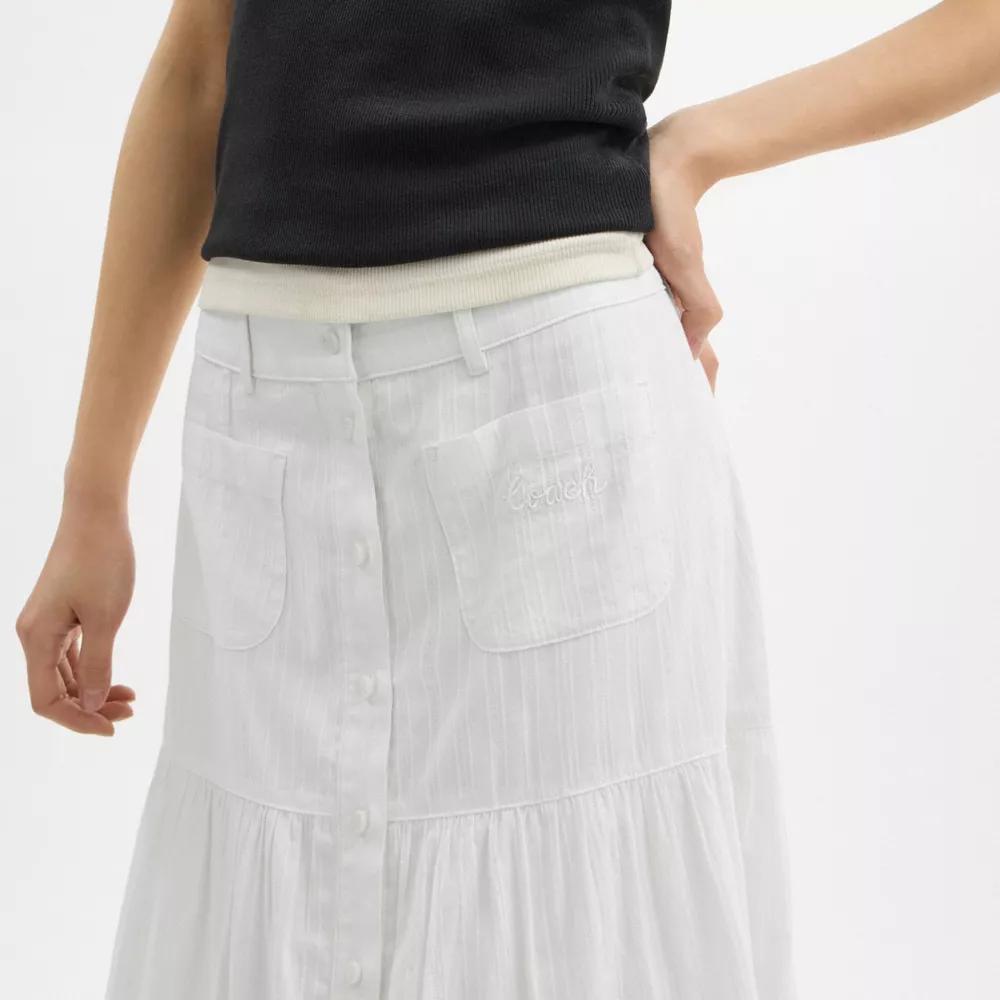 Tiered Maxi Skirt Product Image
