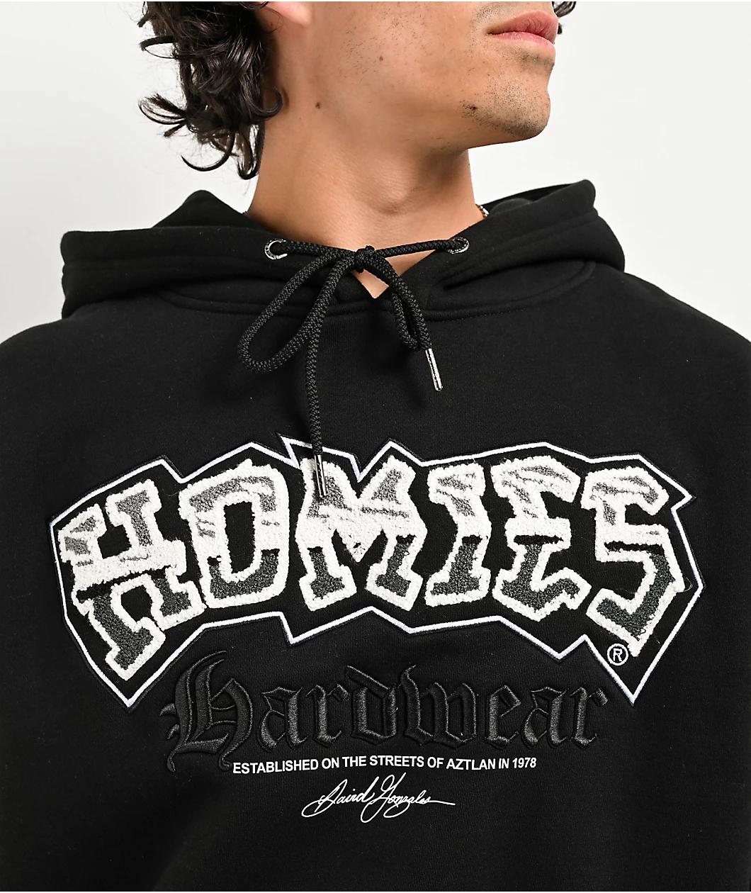 DGA Homies Patch Black Hoodie Product Image