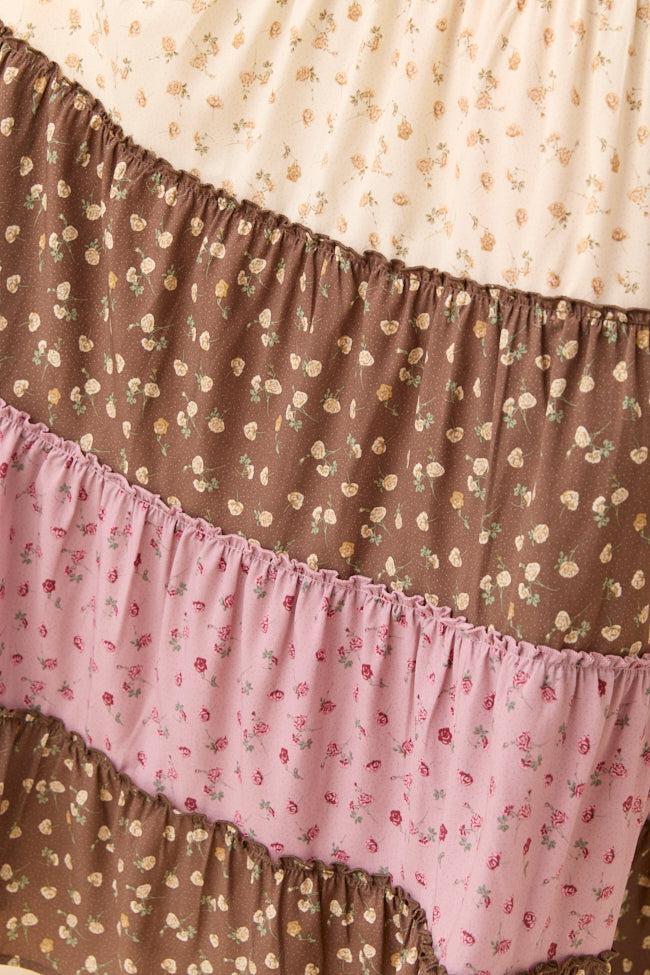 Essie Multi Tiered Floral Maxi Dress Product Image