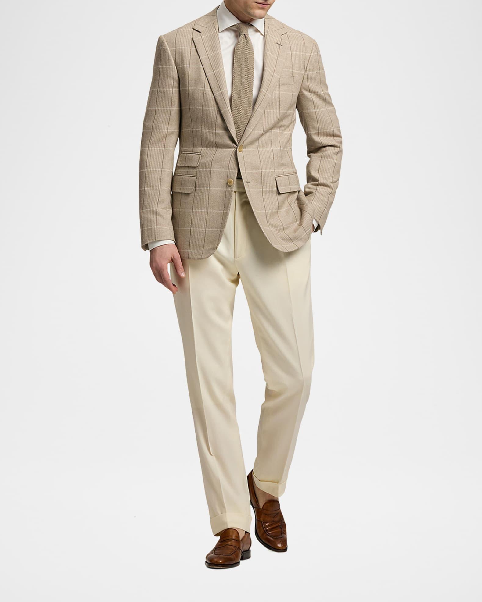 Men's Kent Wool, Silk, and Cashmere Check Sport Coat Product Image