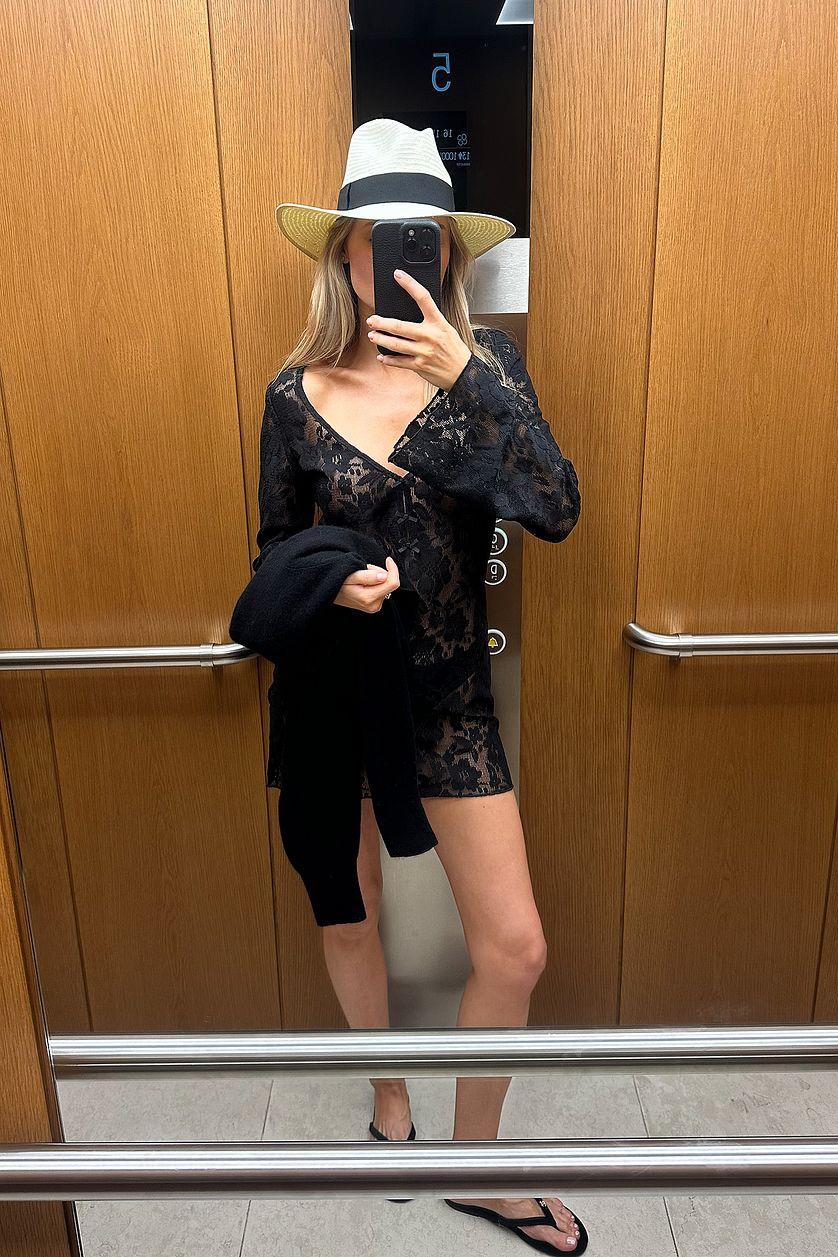 Lace Mini Dress Product Image