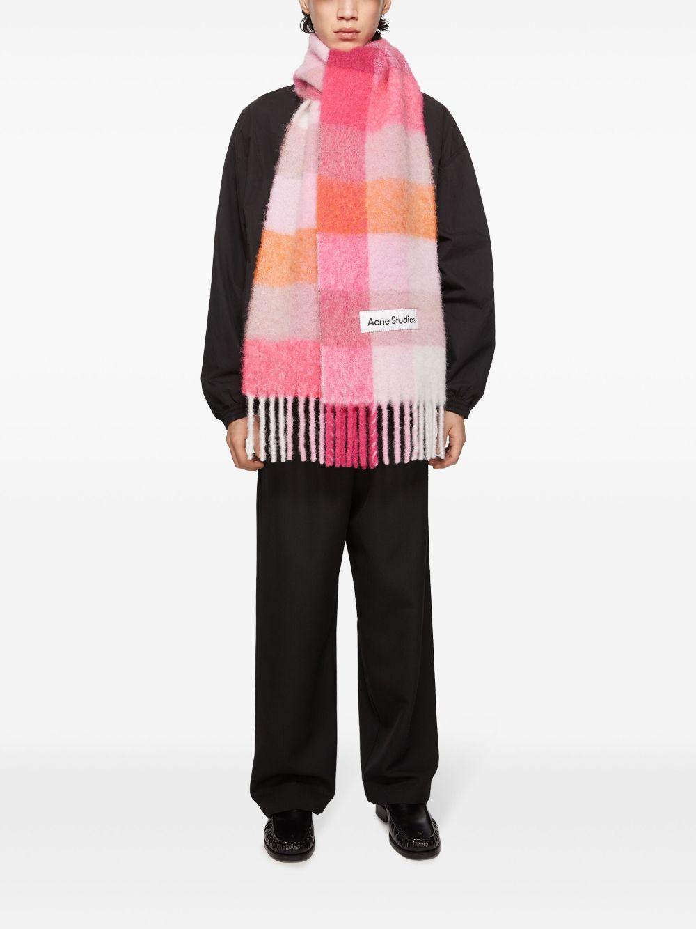 fringed logo scarf Product Image