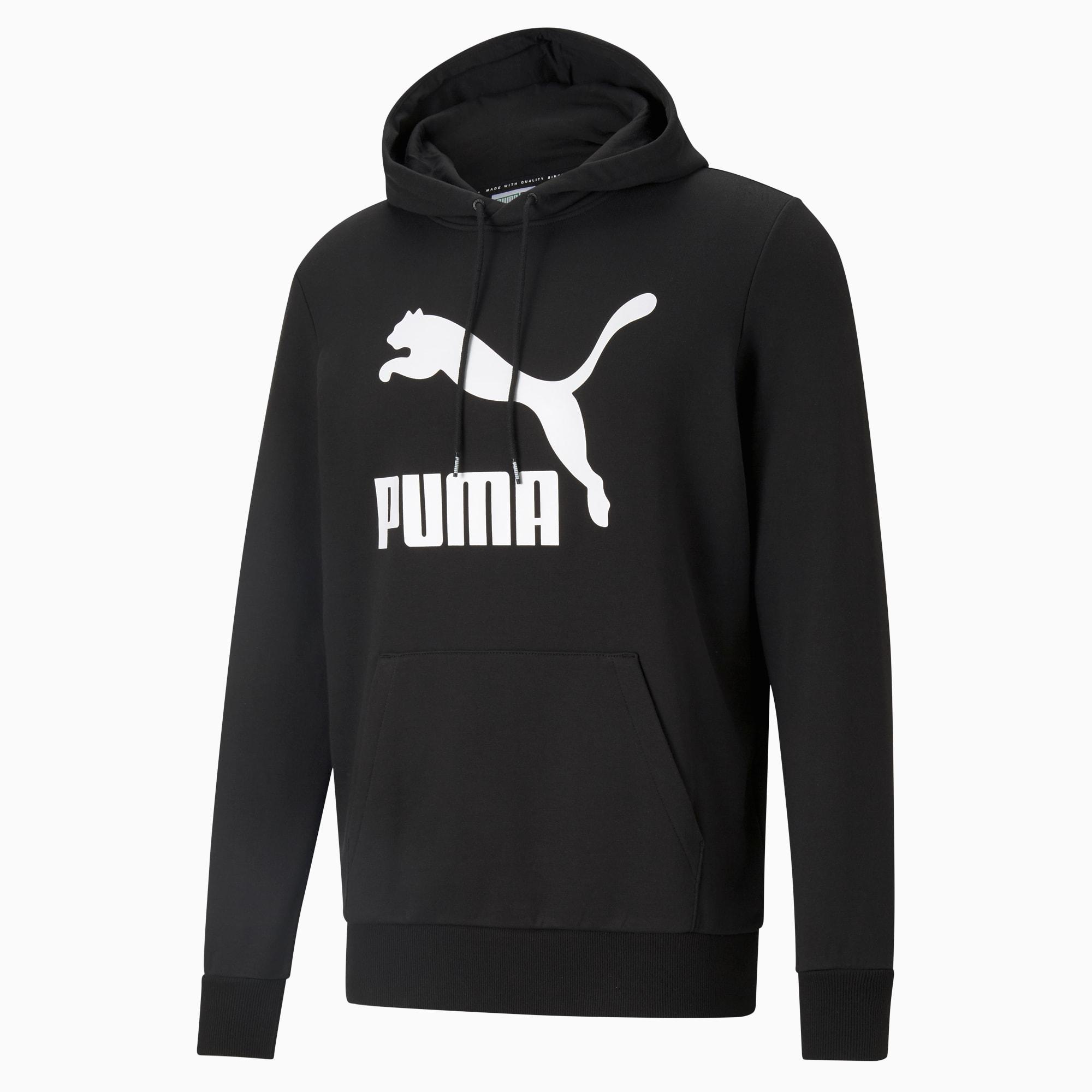 Puma Men's Classics Logo Hoodie - 530084-01 Male Product Image
