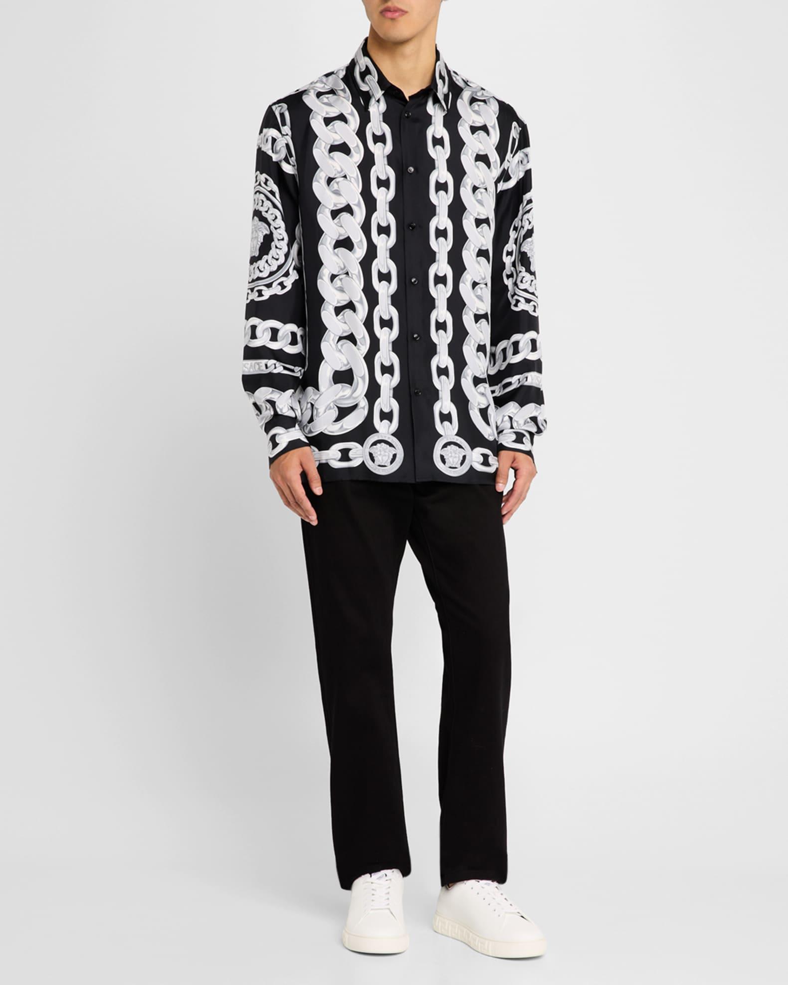 Men's Greca Low-Top Sneakers Product Image