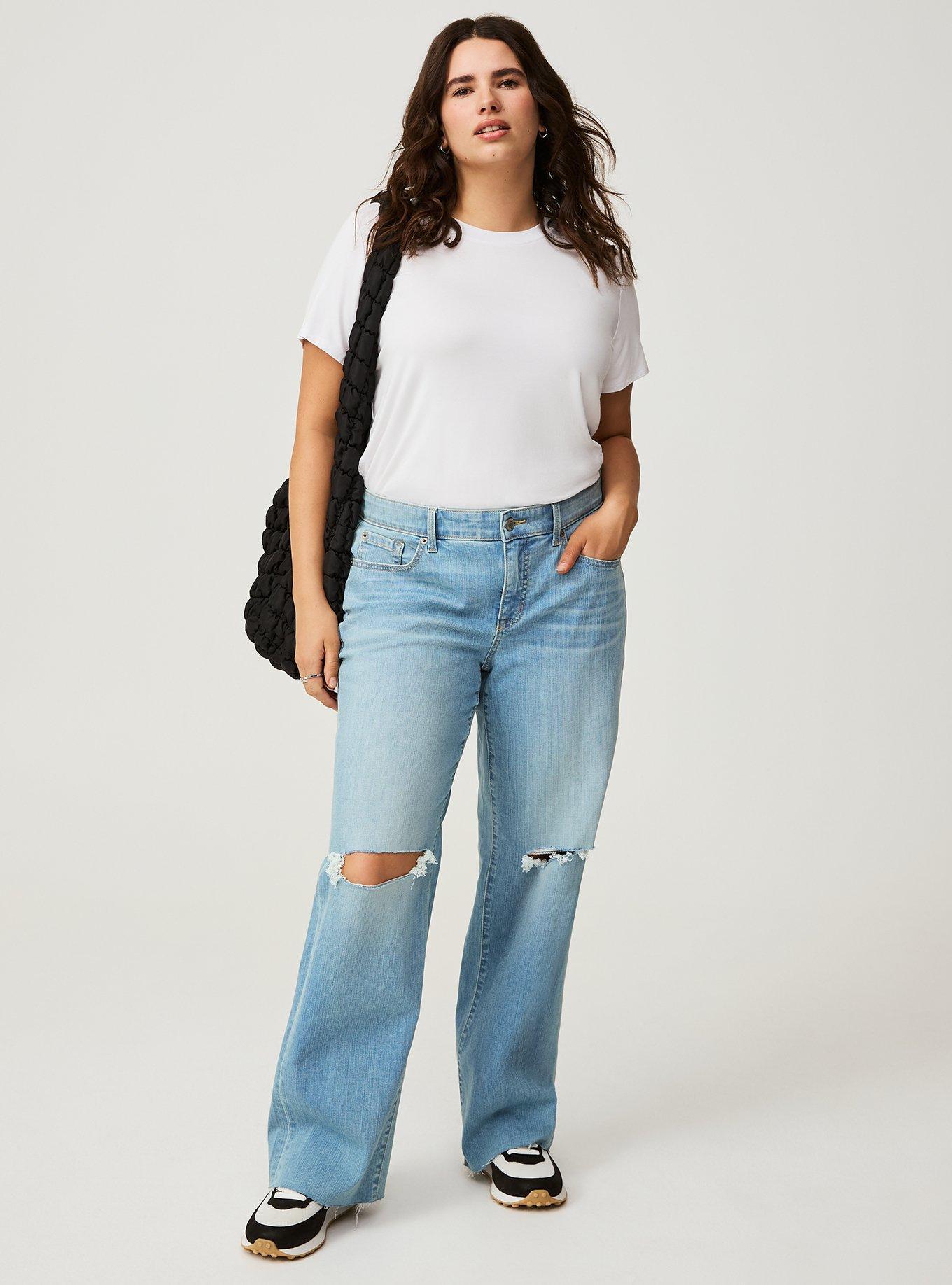 Perfect Wide-Leg Mid-Rise Jean Product Image