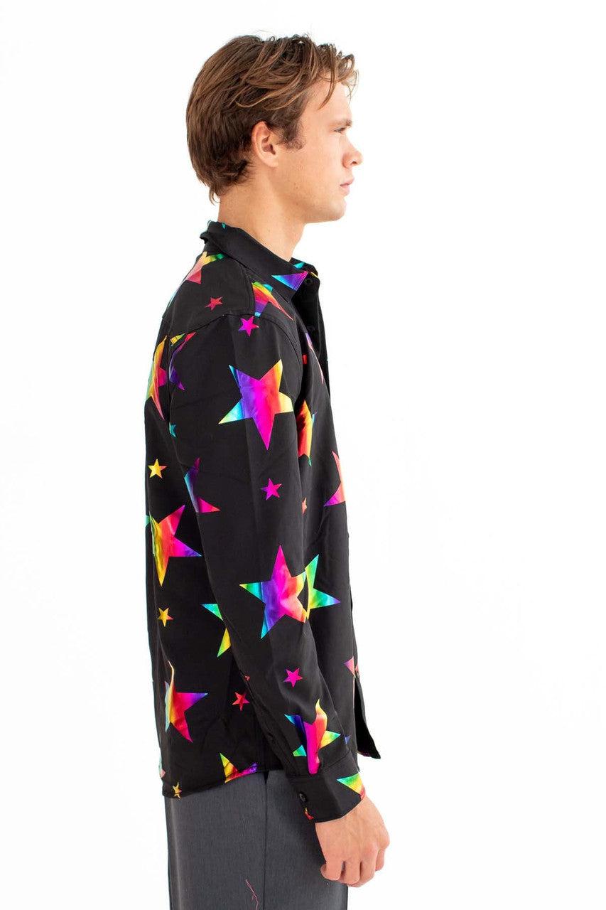 Rainbow Foil Star Shirt Product Image
