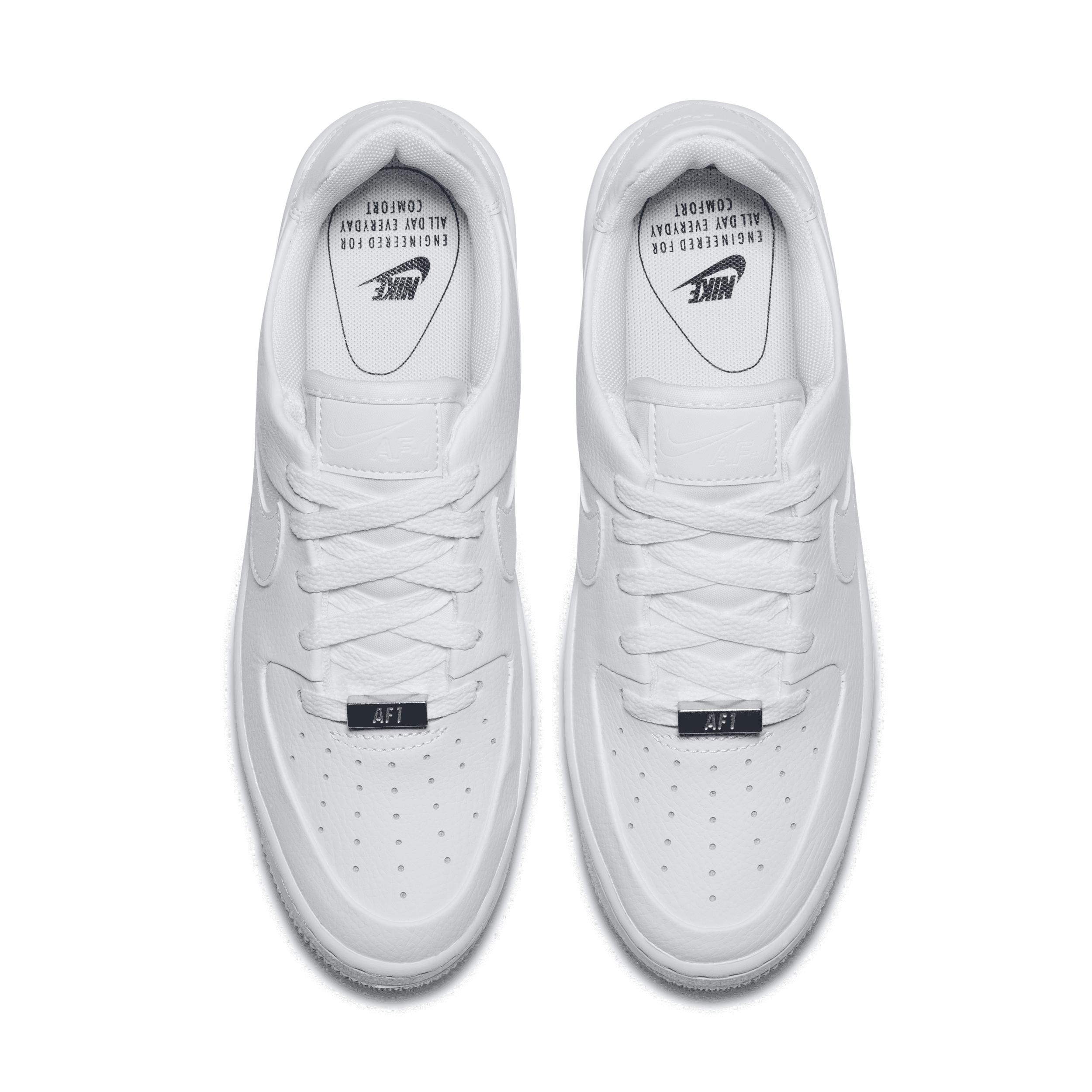 Nike Womens Air Force 1 Sage Low Shoes | AR5339-100 Product Image