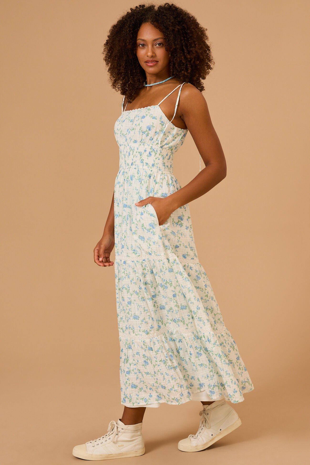 Lydia Floral Maxi Dress Product Image