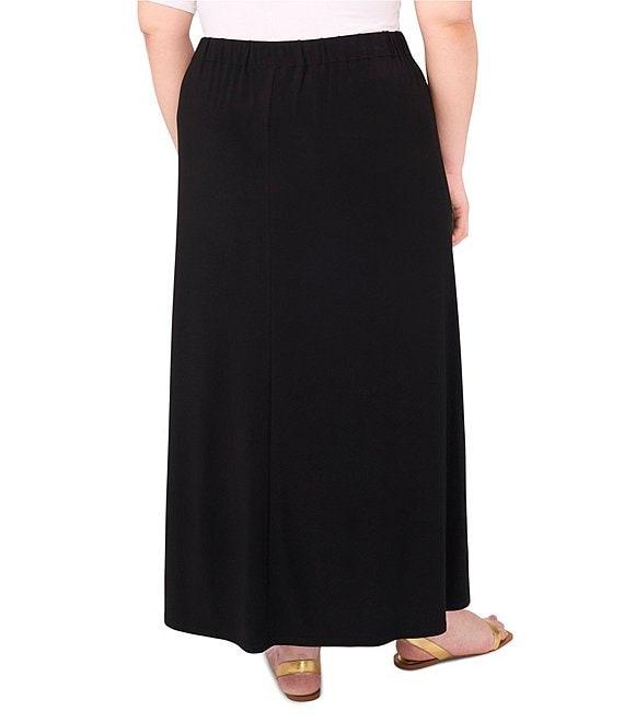 Vince Camuto Plus Size A-Line Pull-On Maxi Skirt Product Image