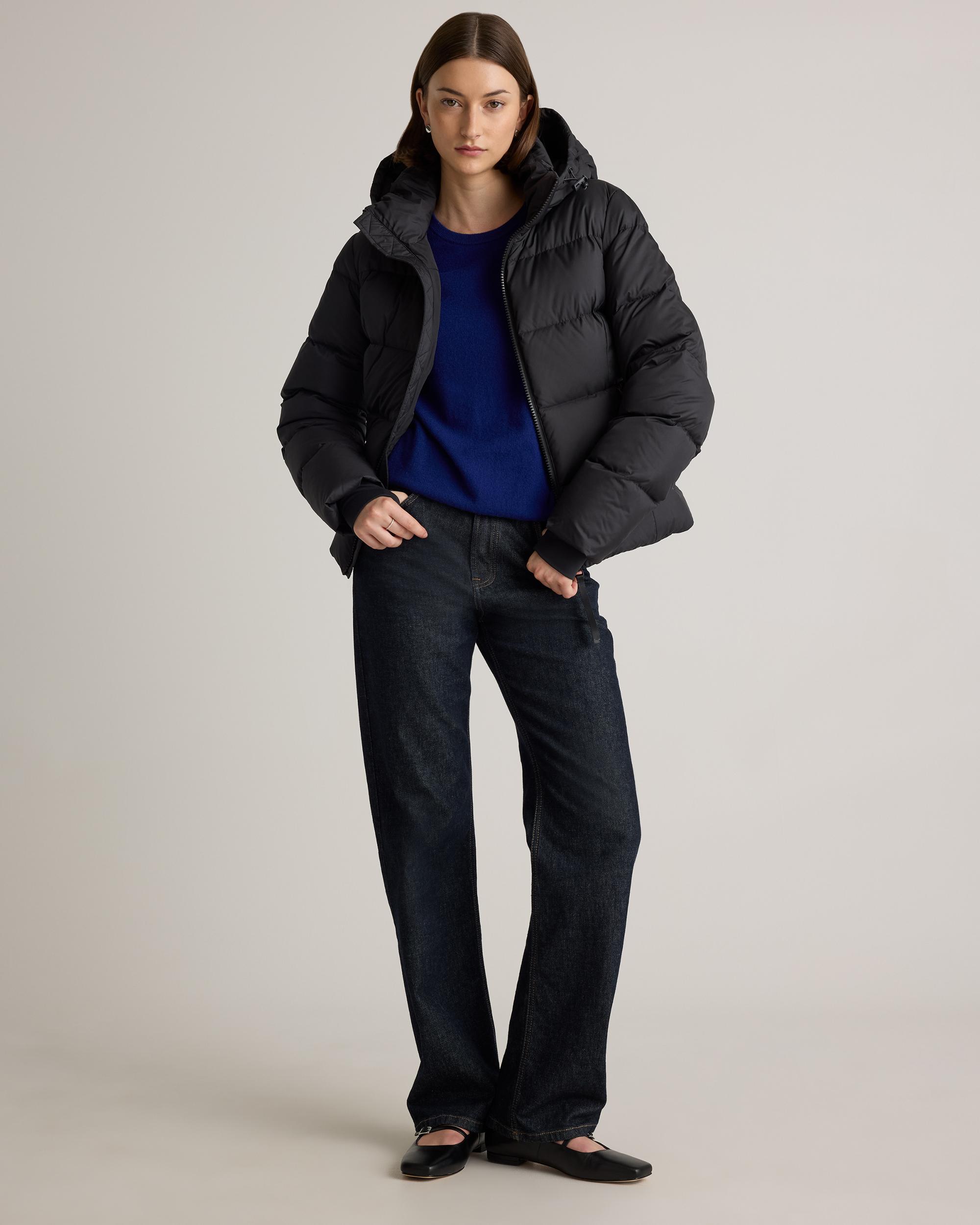 Quince | Women's Responsible Down Cinch Waist Puffer Jacket Size XS, Recycled Polyester Product Image