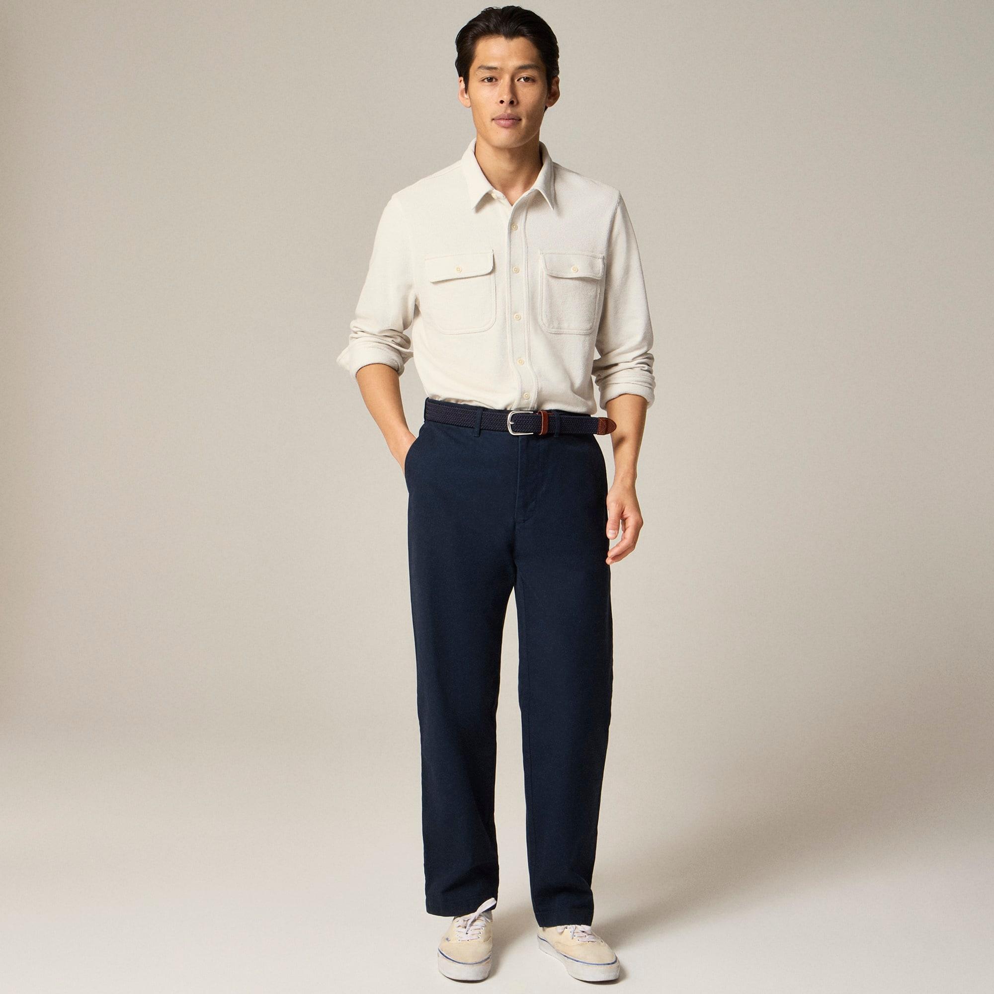 Long-sleeve textured sweater-tee shirt Product Image