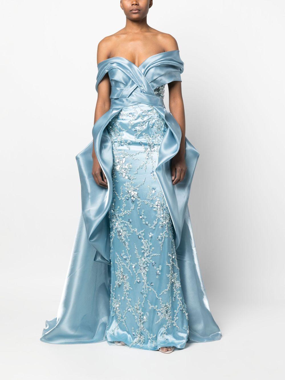 sequin-embellished long dress Product Image