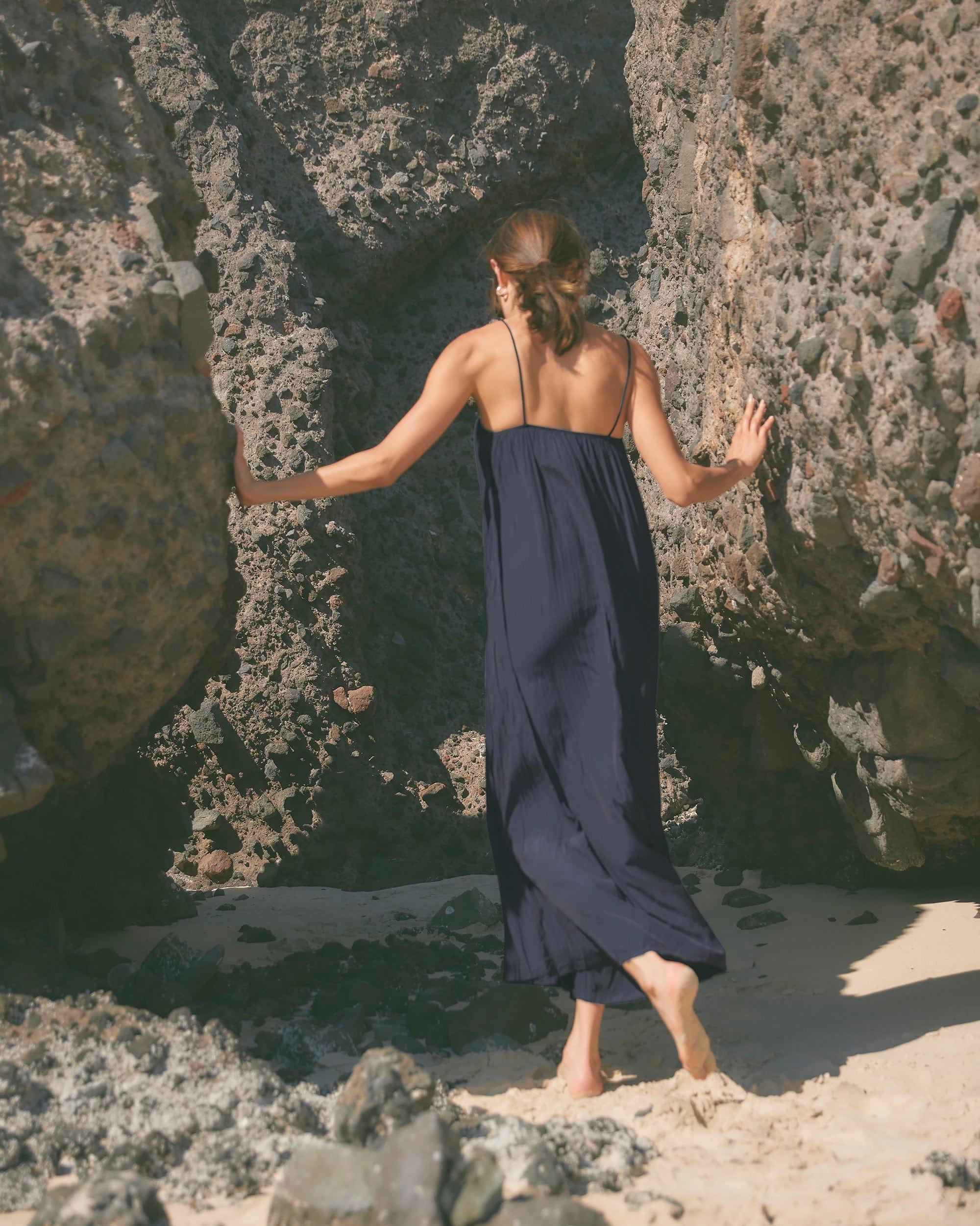 Solange Crinkled Maxi Dress Product Image