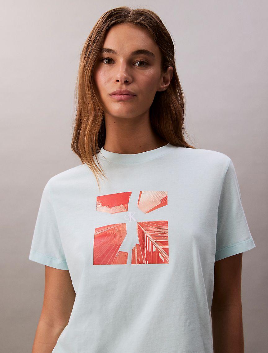 Skyscraper Graphic Boxy T-Shirt  Product Image