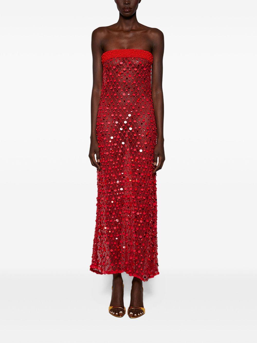 sequin-embellished midi dress Product Image