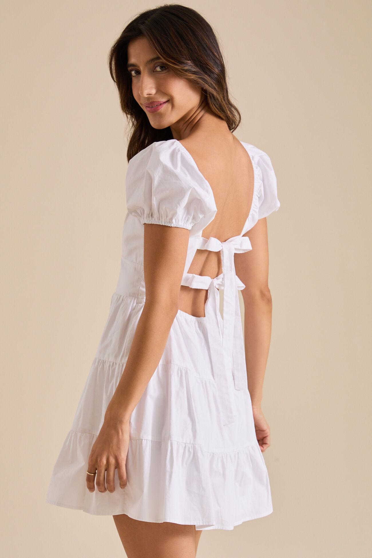 Alaia Puff Sleeve Mini Dress Product Image