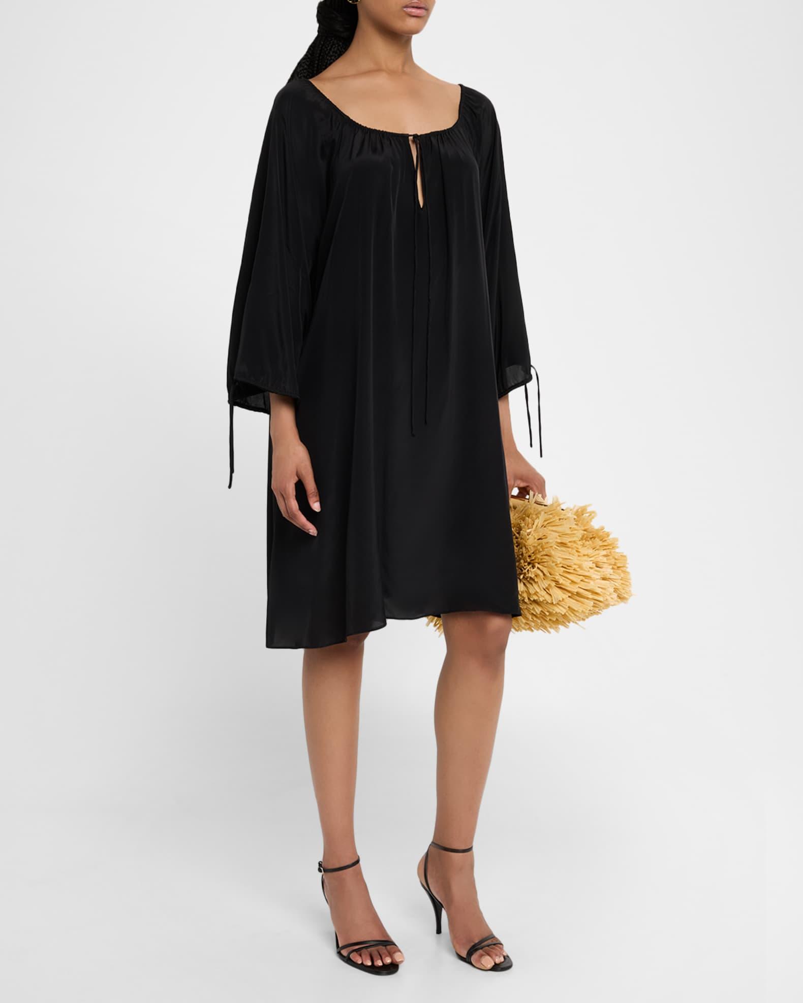 Lauren Viscose-Silk Shift Dress Product Image