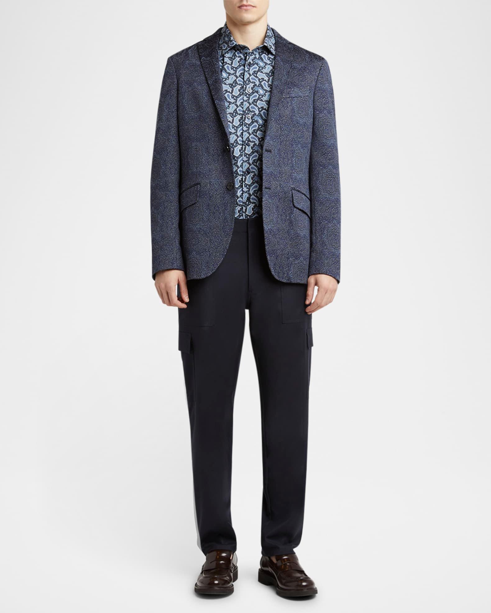 Men's Paisley Stretch Sport Shirt Product Image