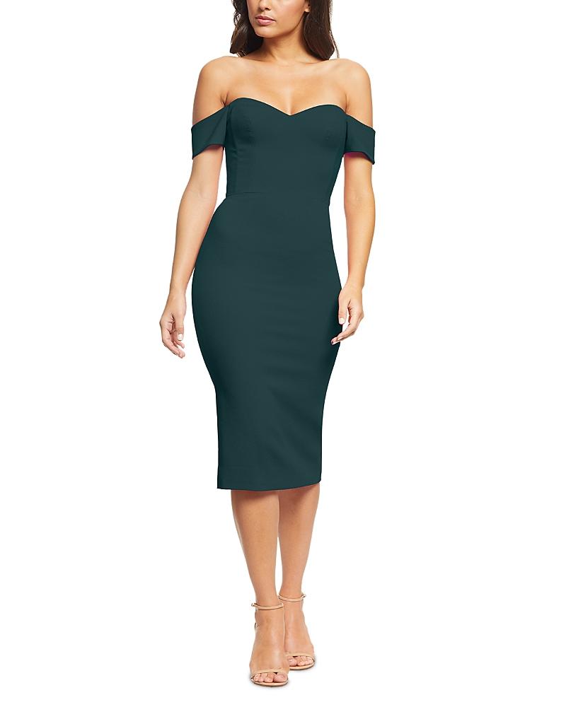 Dress the Population Bailey Off-the-Shoulder Sheath Dress Product Image