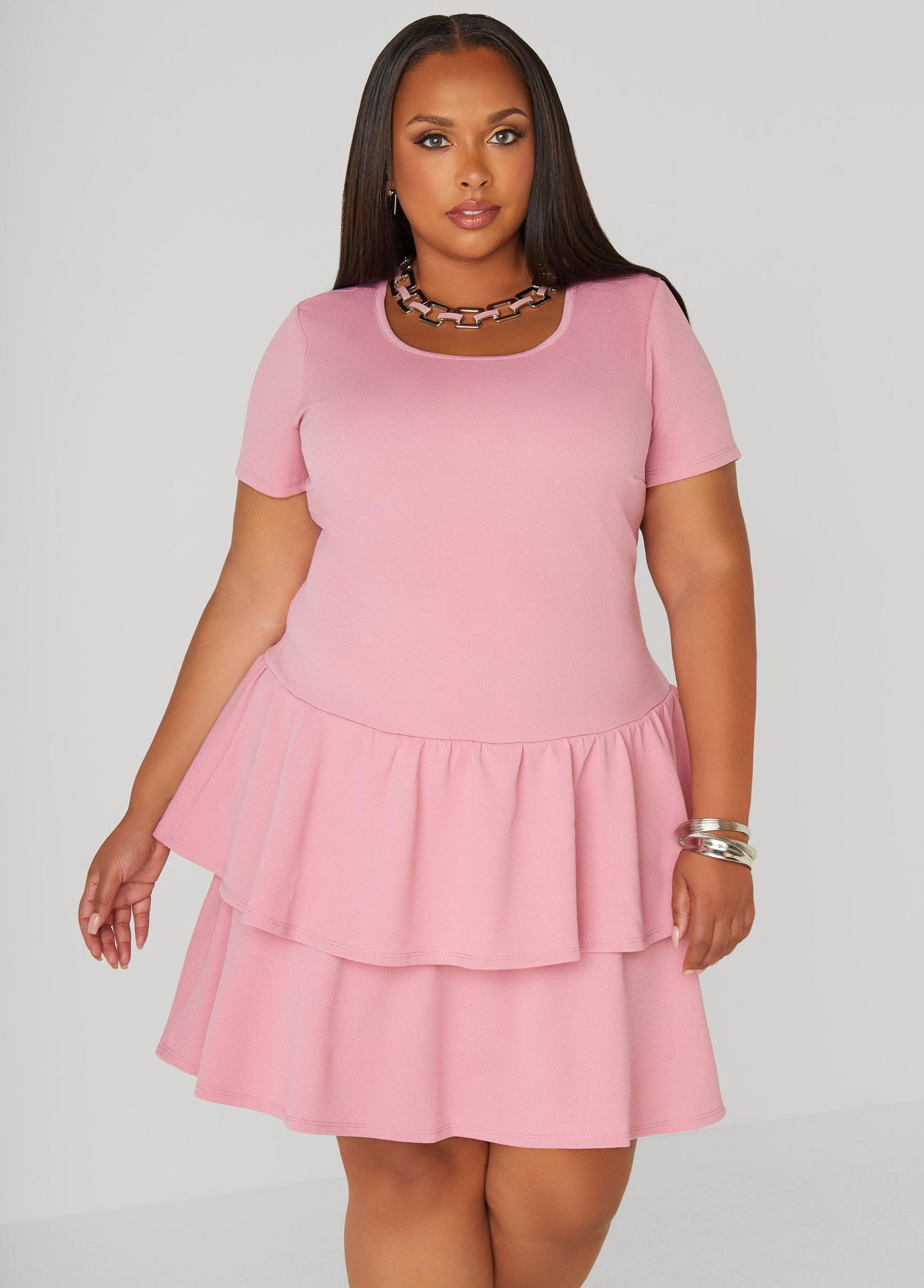 Textured Tiered Dress Product Image