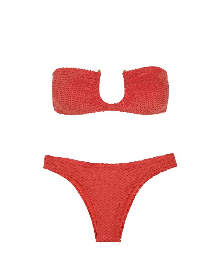 Scales Cora Bandeau Top - Ruby Product Image