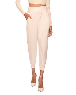Susana Monaco Faux Leather Jogger Pants Product Image