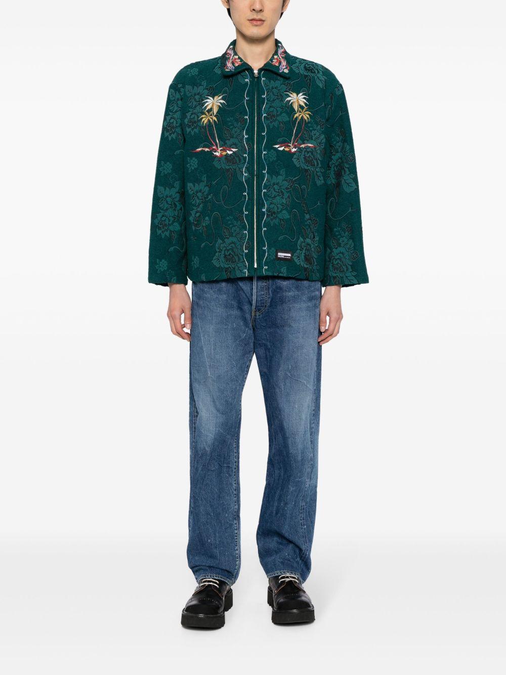 Souvenir jacquard shirt jacket Product Image