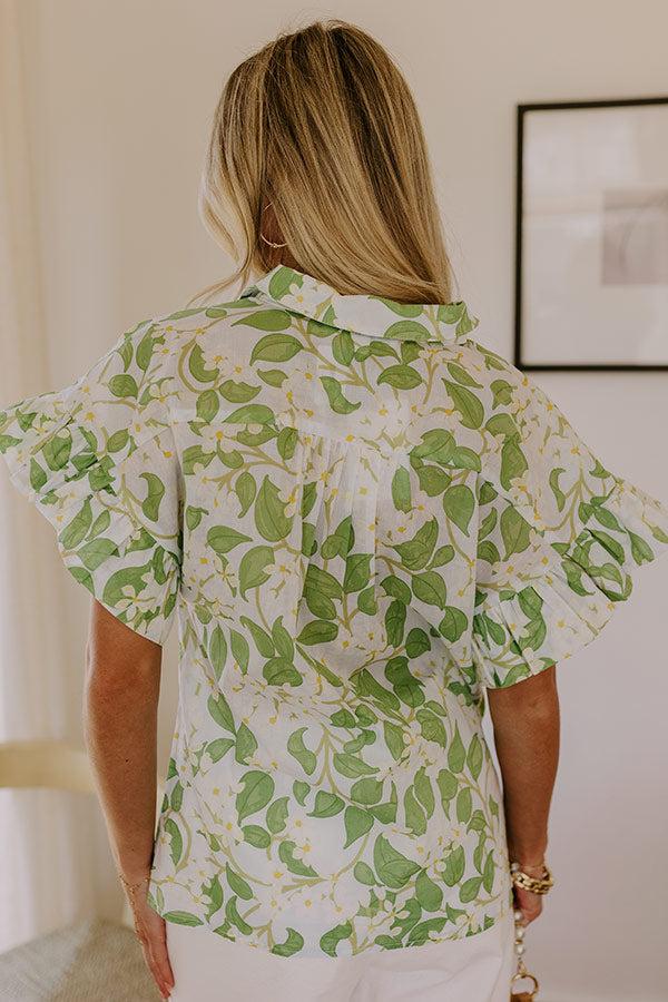Honeysuckle Fields Floral Button Up Product Image
