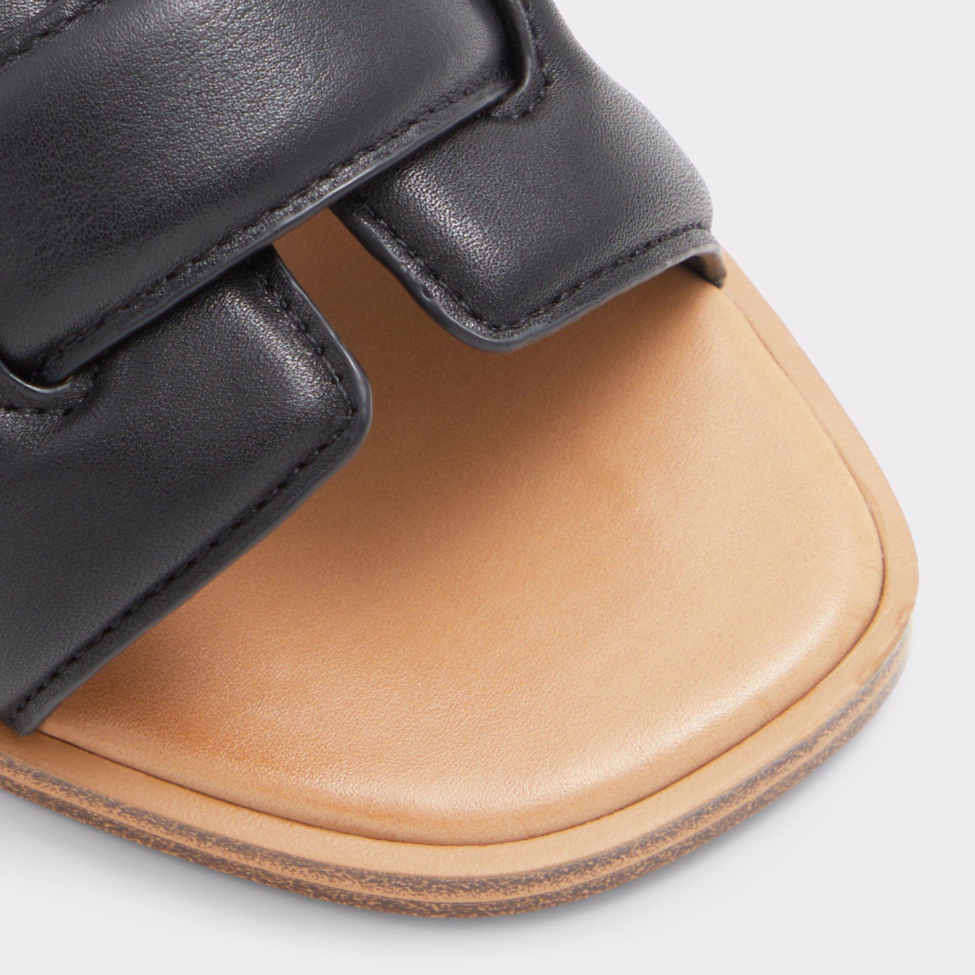 ALDO Elenaa - Women's Flat Sandals - Black, Size 8 Product Image