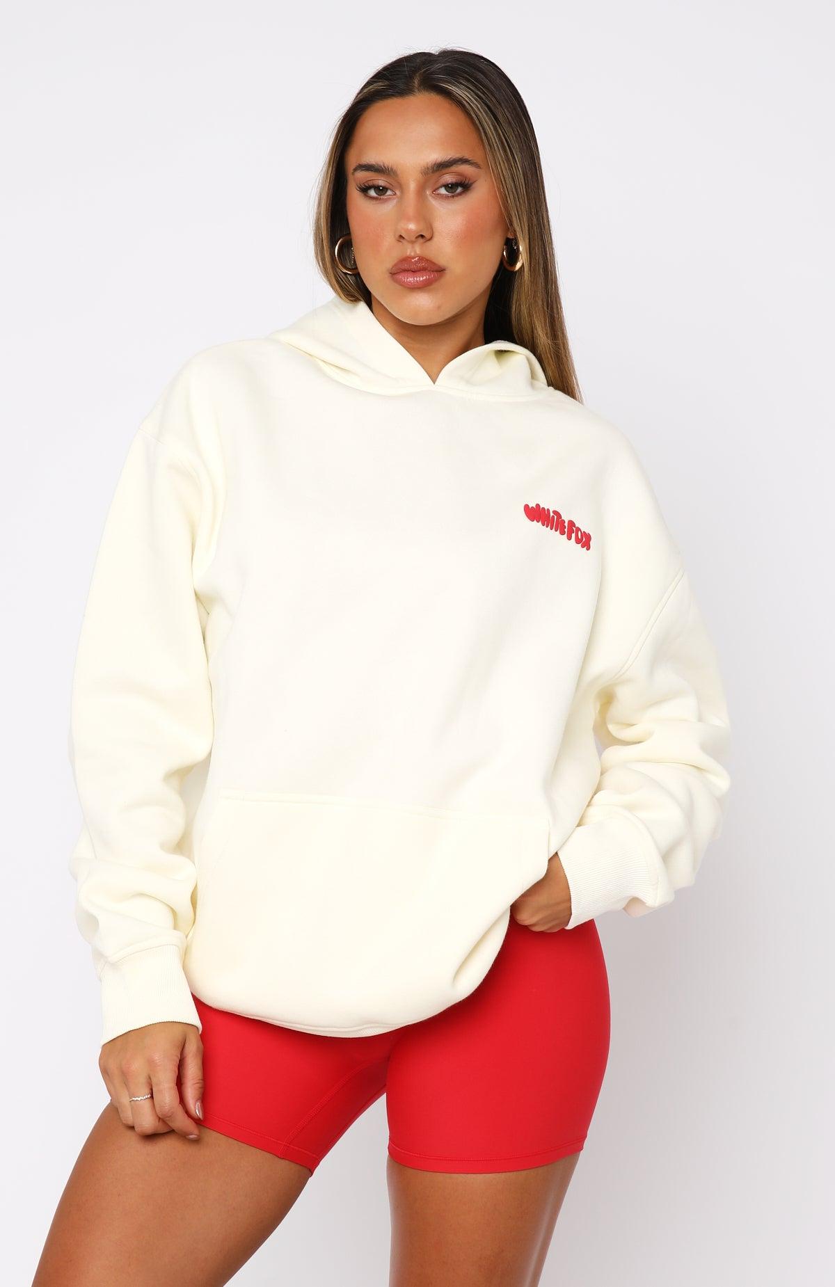 Best Of My Life Oversized Hoodie Cream Product Image
