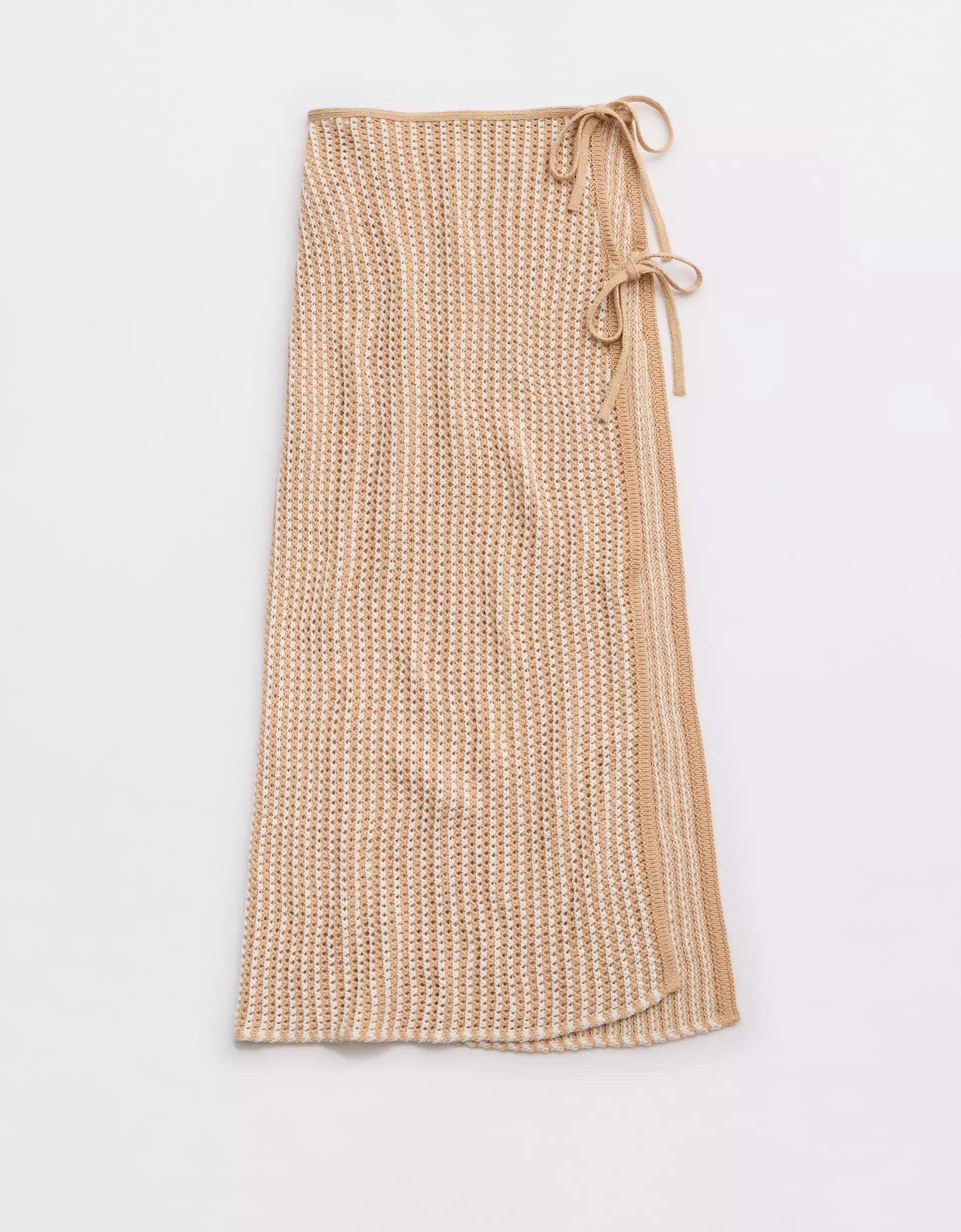 Aerie Crochet Wrap Sarong Product Image