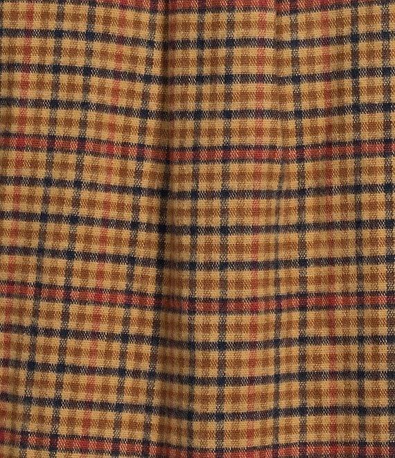 L.L.Bean Chamois Mini Plaid Long Sleeve Woven Shirt Product Image