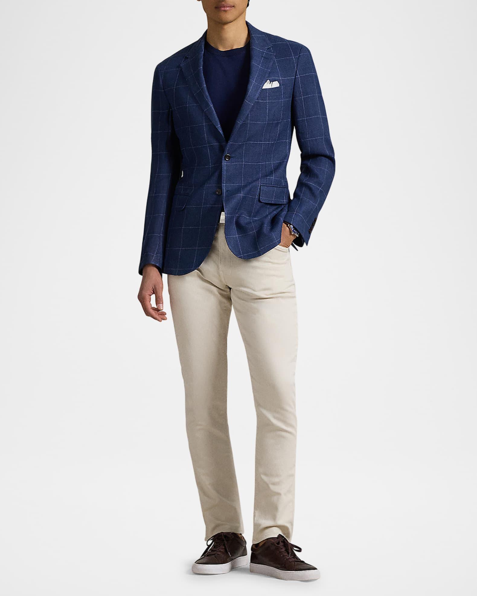 Men's Tailored Windowpane Sport Coat Product Image