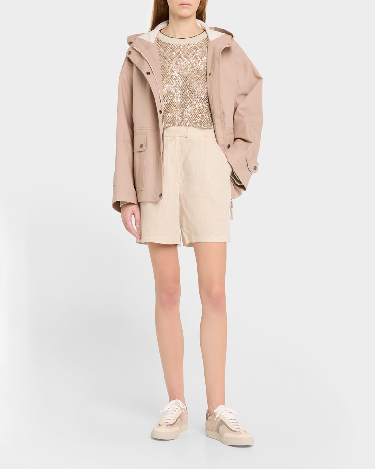 Mesh and Suede T-Toe Sneakers Product Image