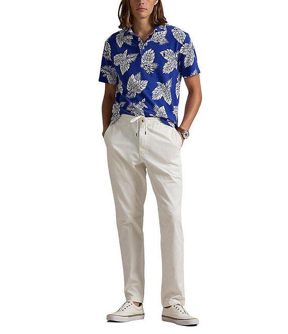 Polo Ralph Lauren Monstera Spa Terry Short Sleeve Polo Shirt Product Image