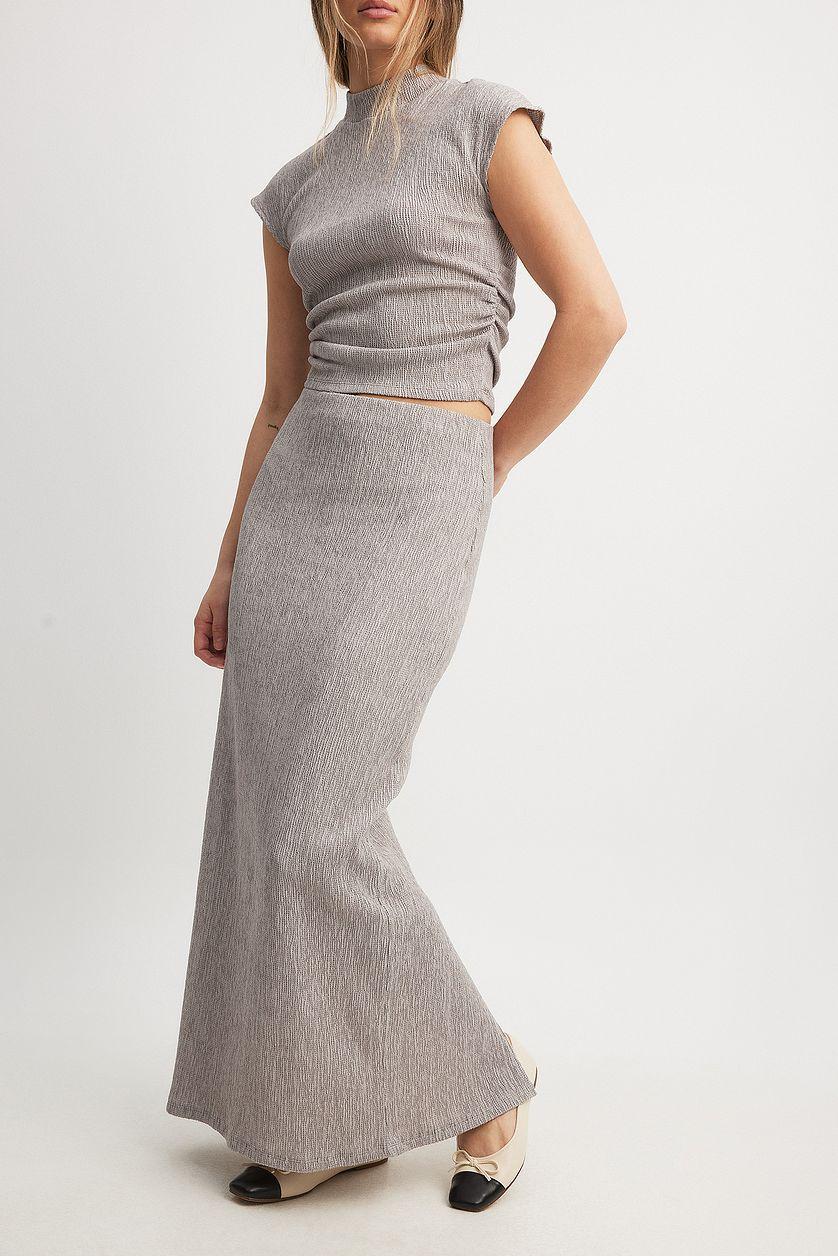 Structured Maxi Skirt Product Image